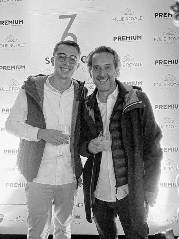 Jules Condé et Yves Condé, collaboration père-fils au sein de L'Agence Événementielle depuis 2022.