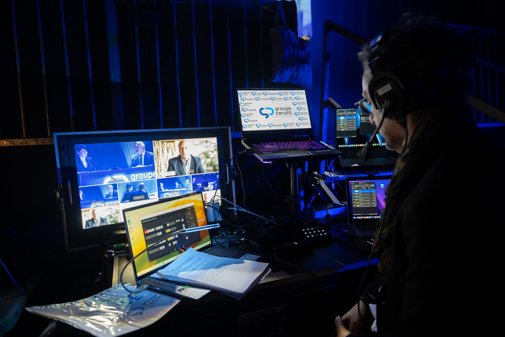 Yves Condé lors d'un événement d'entreprise