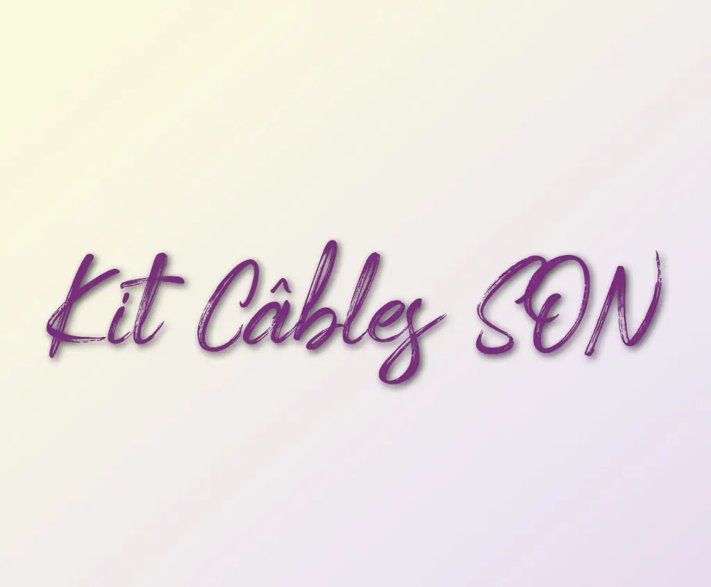 [SON_KIT_CABLES_SON] KIT Câbles SON